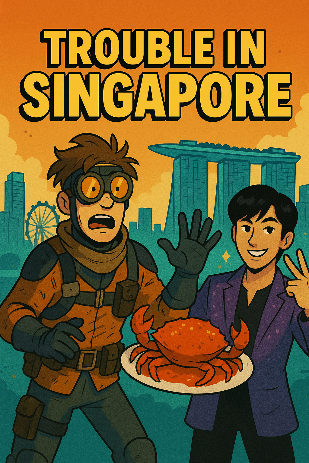 Chapter 3: Trouble in Singapore — Chili Crabs, a Spy Convention, and That One Time Max Joined a K-pop Band
