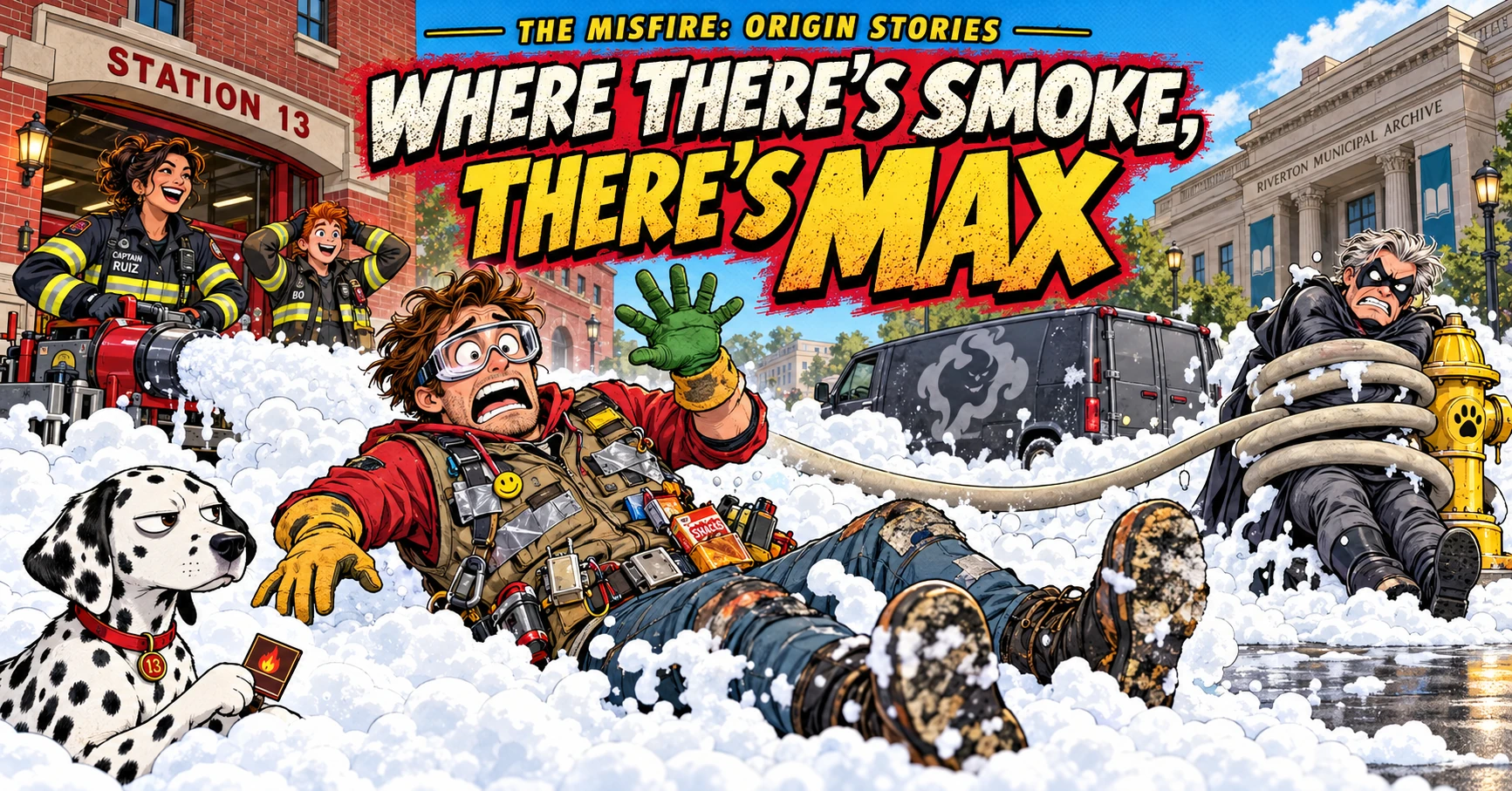 Where There’s Smoke, There’s Max: A Funny Fire Station Superhero Story